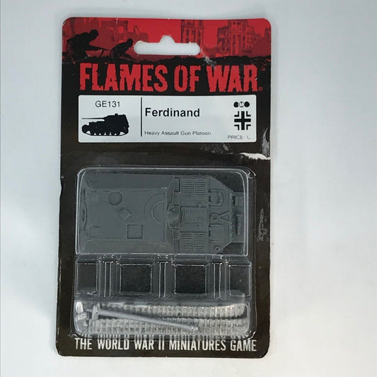 Metal Axis German Ferdinand Tank Blister WW2 - Flames of War C2223