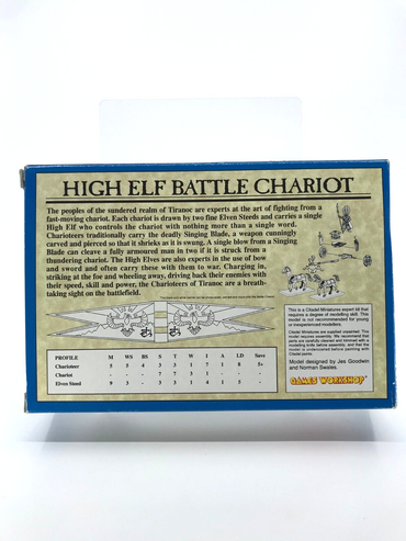 High Elves Battle Chariot - Citadel Warhammer Fantasy Boxed - Part Metal