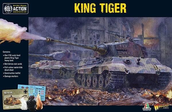 King Tiger Heavy Tank - Warlord Games Bolt Action Miniatures