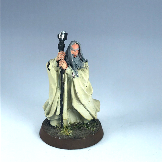 Saruman White Wizard LOTR Warhammer / Lord of the Rings Painted Metal X13021