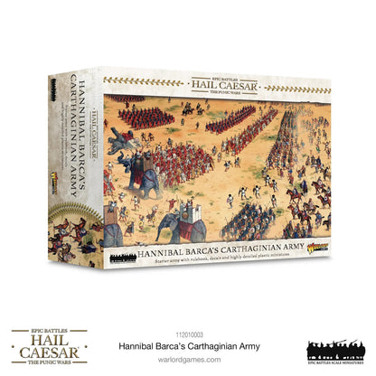 Hannibal Barca's Carthaginian Army - Warlord Games Hail Caesar Epic Miniatures