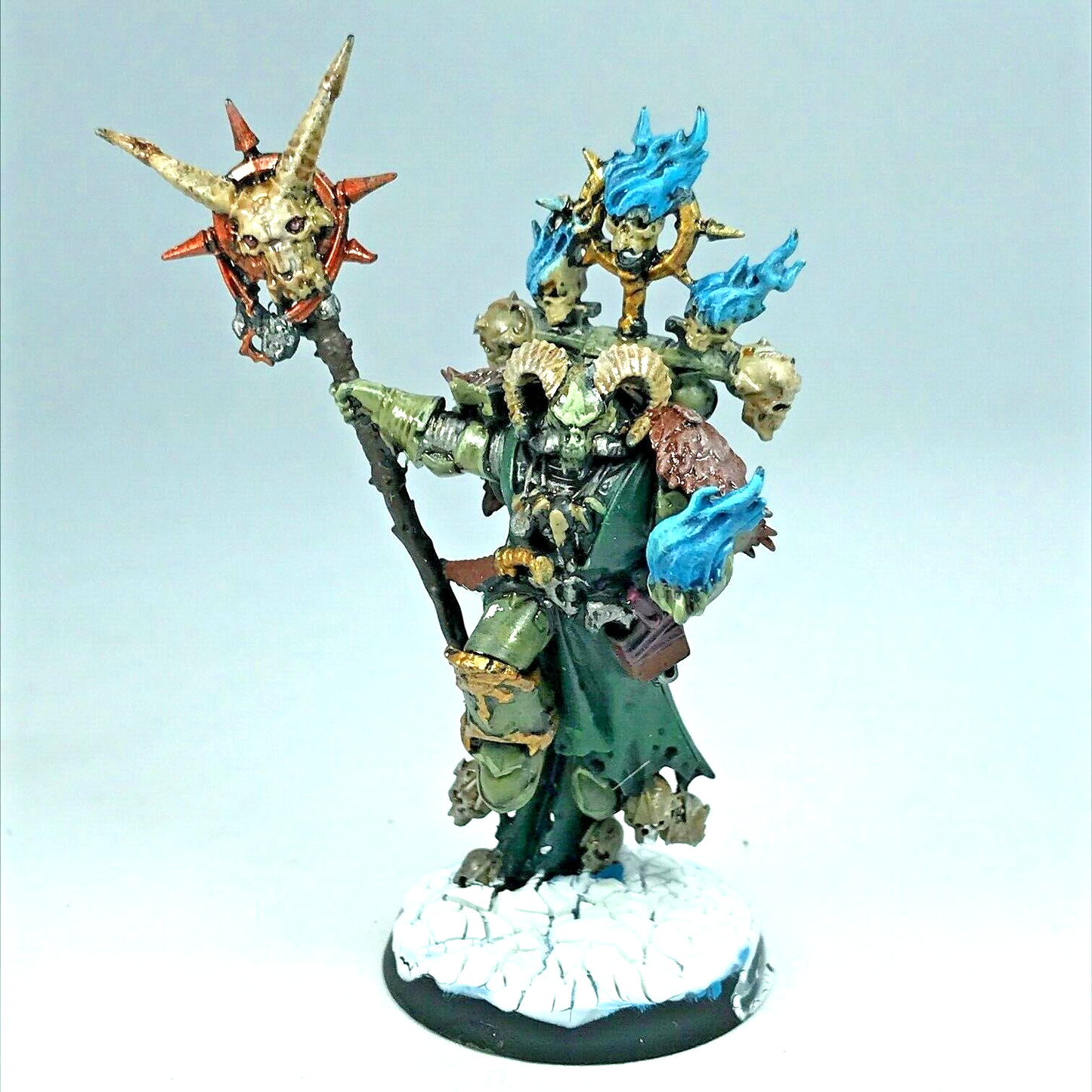 Chaos Space Marine Sorcerer - Painted - Warhammer 40K C2473