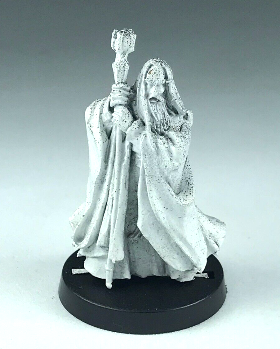 Metal Saruman White Wizard - Undercoated - Warhammer / Lord of the Rings X214