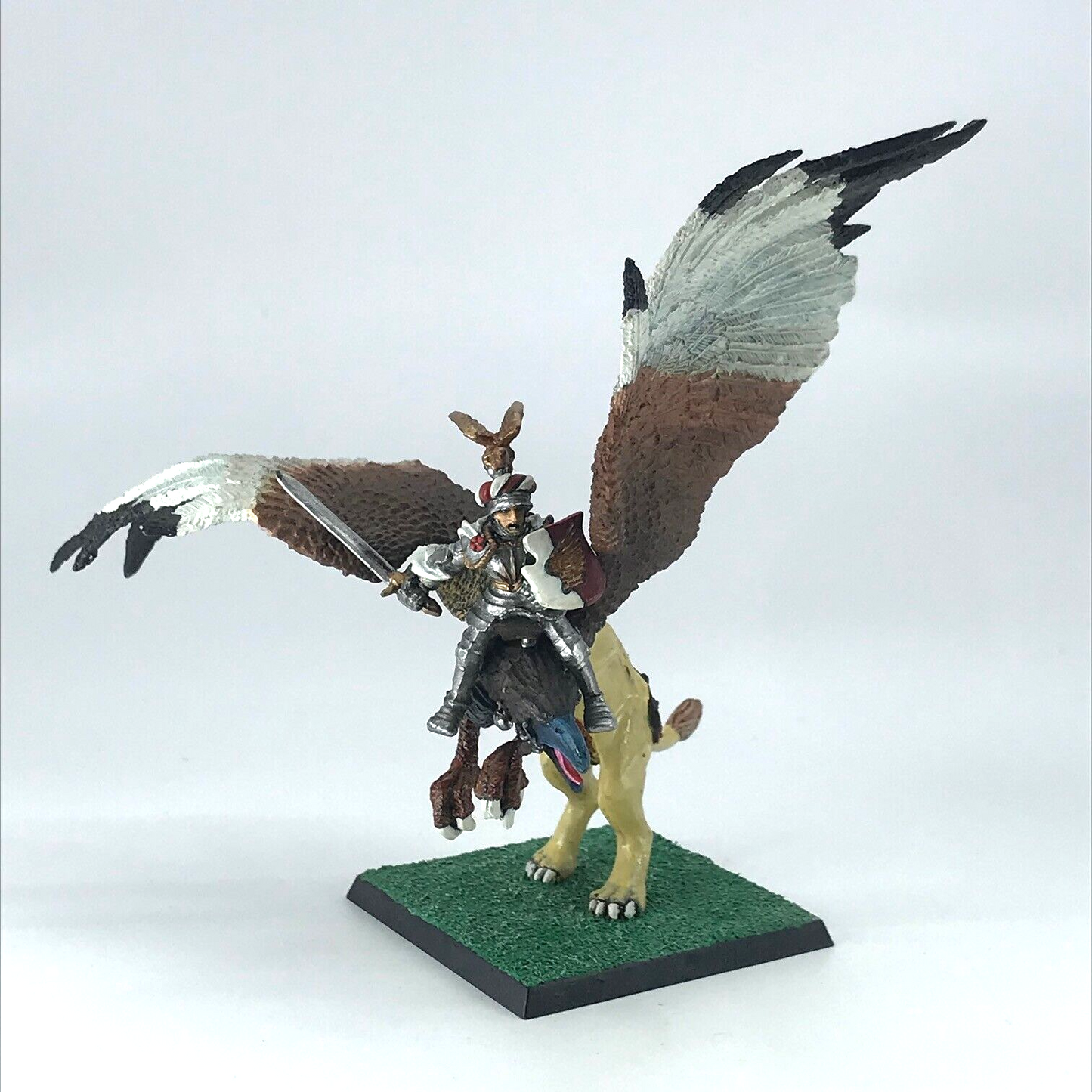 The Empire Elector Count on Griffon - Warhammer Fantasy Games Workshop Metal