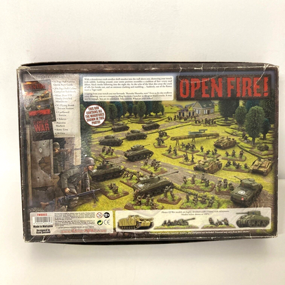 Flames of War - Open Fire Starter Set Axis & Allies - Part Built