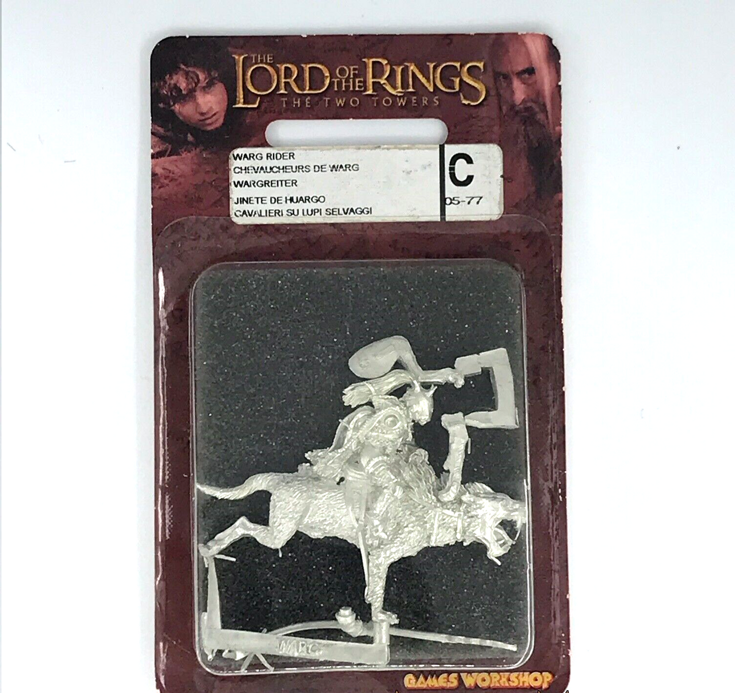 Metal Orc Warg Rider Blister - LOTR Warhammer / Lord of the Rings C1294