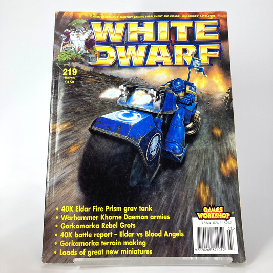 White Dwarf 219 Magazine Games Workshop Warhammer Fantasy 40,000 40K M1559