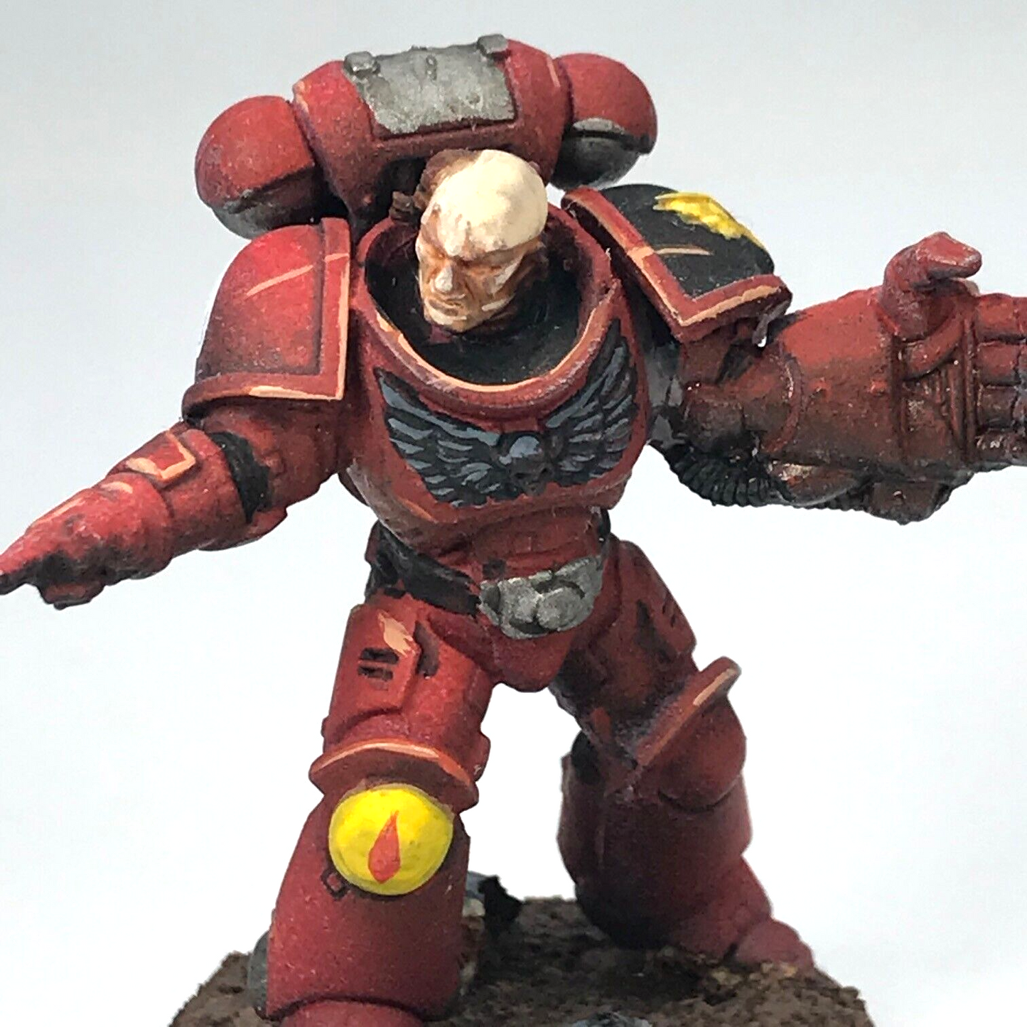 Blood Angel Primaris Captain Space Marine - Painted - Warhammer 40K X9542