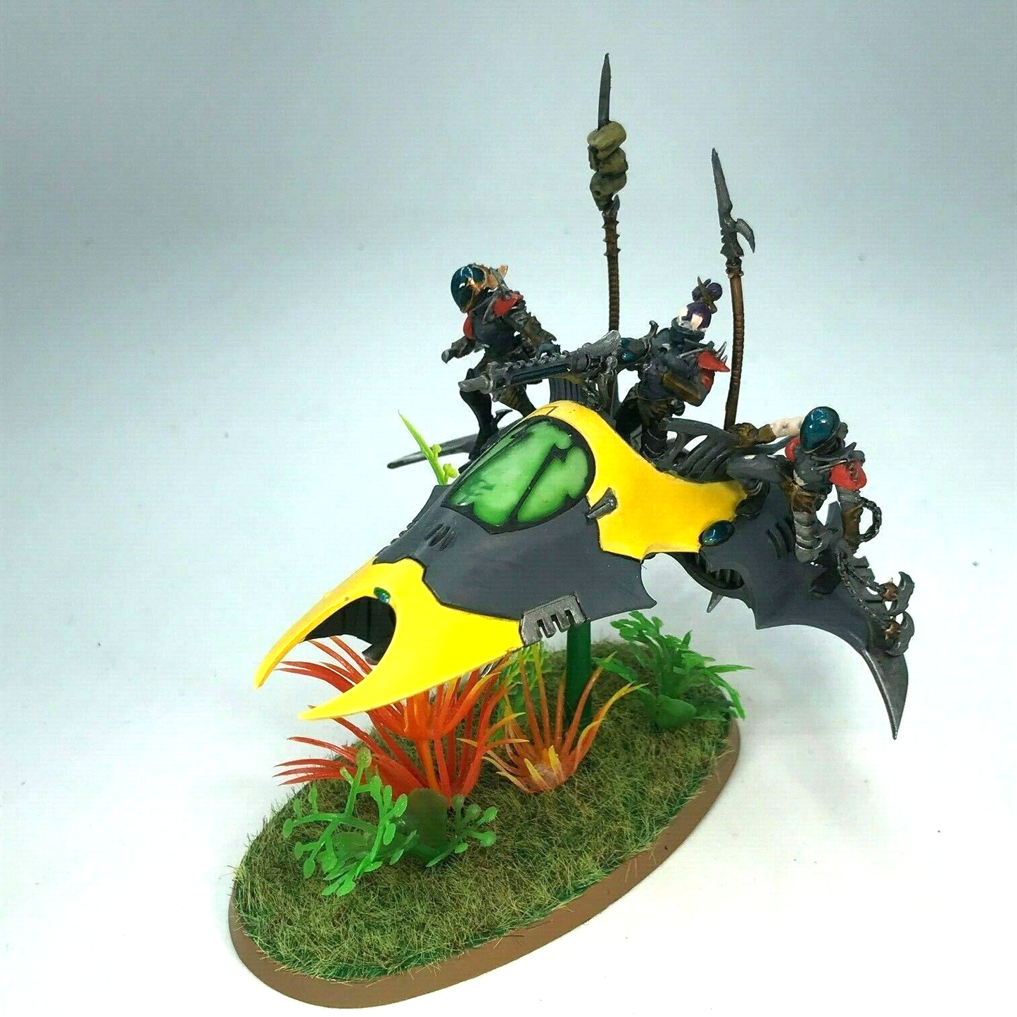 Dark Eldar Venom Skycraft Flyer Drukhari - Painted - Warhammer 40K BOX46