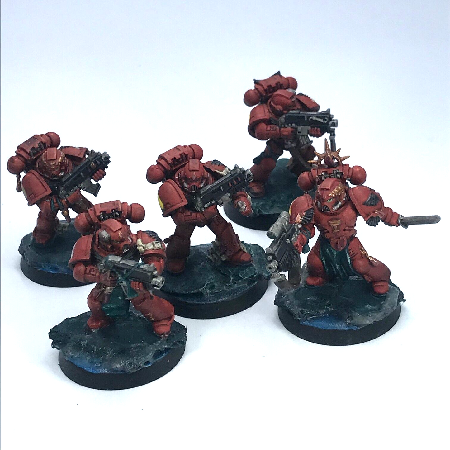 Blood Angels Tactical Squad Space Marines - Painted - Warhammer 40K C3039