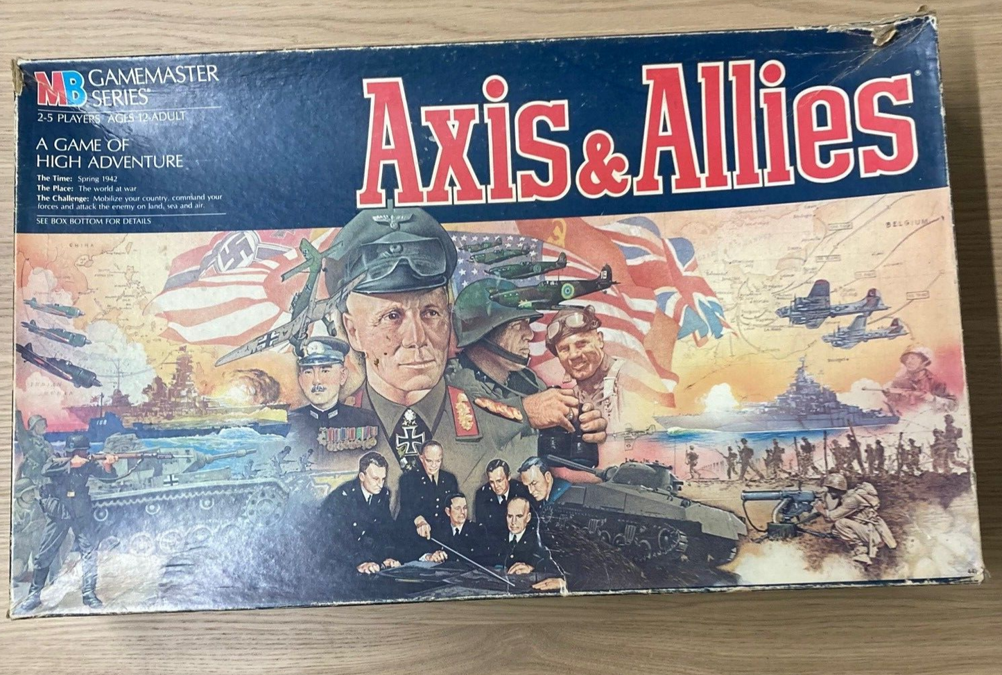 Axis and Allies Board Game - Avalon Hill Games - Unsure if Complete W155