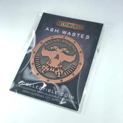 Necromunda Ash Wastes Collectible Coin - Warhammer Games Workshop X11659