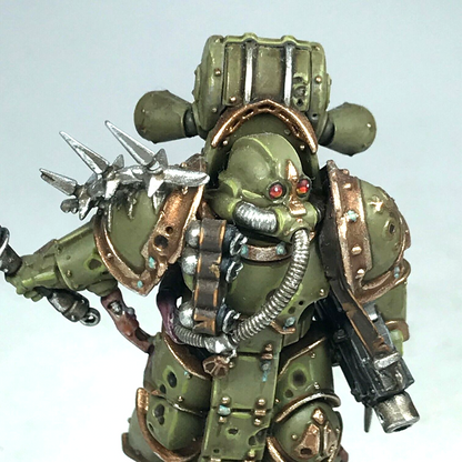 Chaos Nurgle Marine Death Guard - Painted - Warhammer 40K X6580