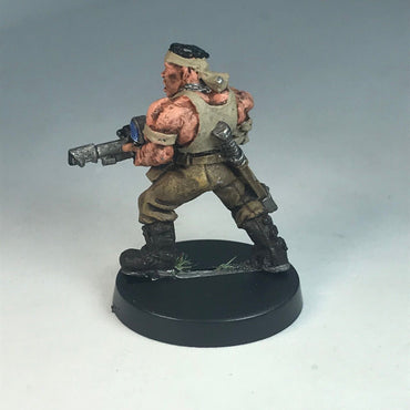 Metal Catachan Rifleman Imperial Guard - Painted - Warhammer 40K X8414