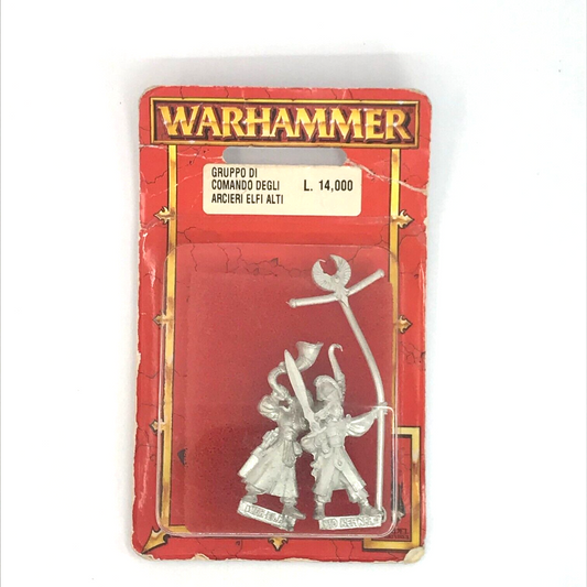 High Elf Elves Archer Command Musician Standard Blister Warhammer Fantasy C2782