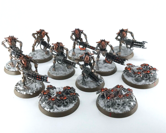 Necron Warriors Squadron - Warhammer 40K Games Workshop Painted C4995