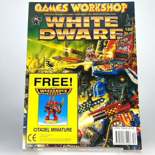 White Dwarf 180 Magazine Games Workshop Warhammer Fantasy 40,000 40K M1055