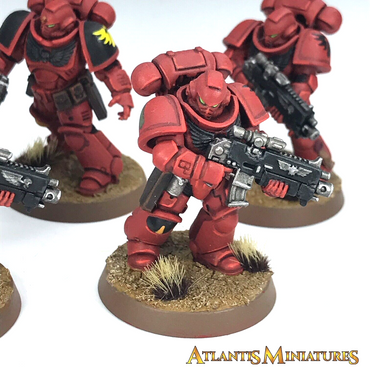 Painted Blood Angel Intercessor Squad Space Marine - Warhammer 40K C1520