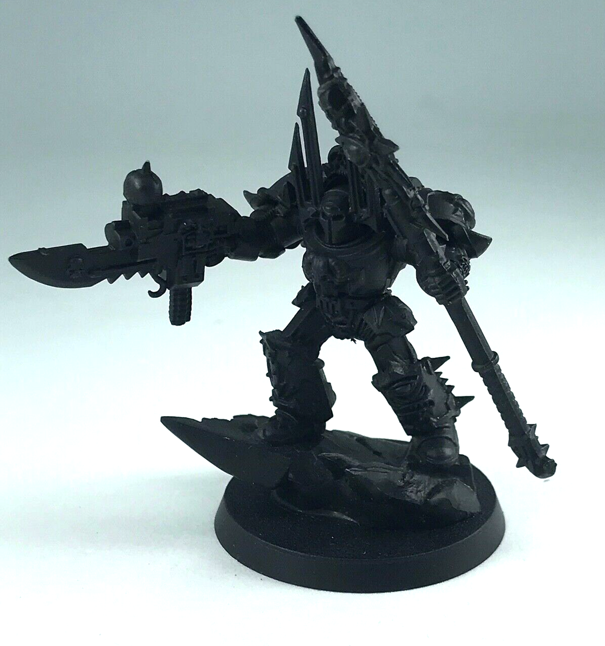 Classic Chaos Space Marine Lord - Undercoated - Resin - Warhammer 40K C971