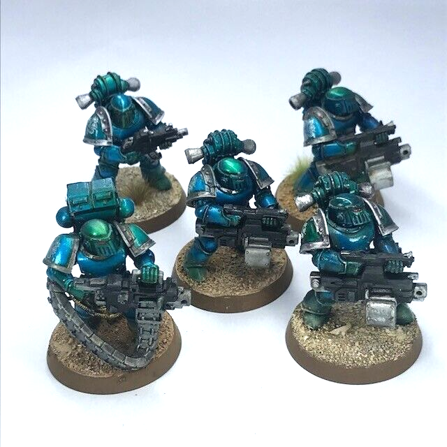 Alpha Legion Special Weapon Squad Horus Heresy - Painted - Warhammer 30K C3661