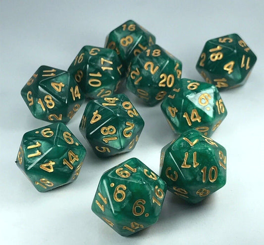 Unusual Playing D20 Dice - Ideal Warhammer 40K / LOTR / Age of Sigmar D38