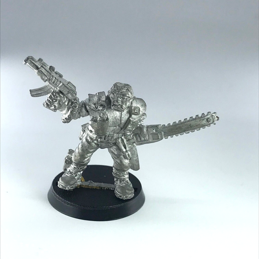 Imperial Army Trooper with Chainsaw Rogue Trader - Warhammer 40K Metal X12726