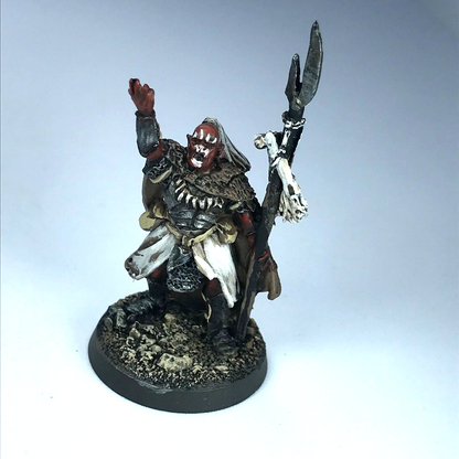 Uruk Hai Shaman - LOTR Warhammer Lord of the Rings Painted X9759