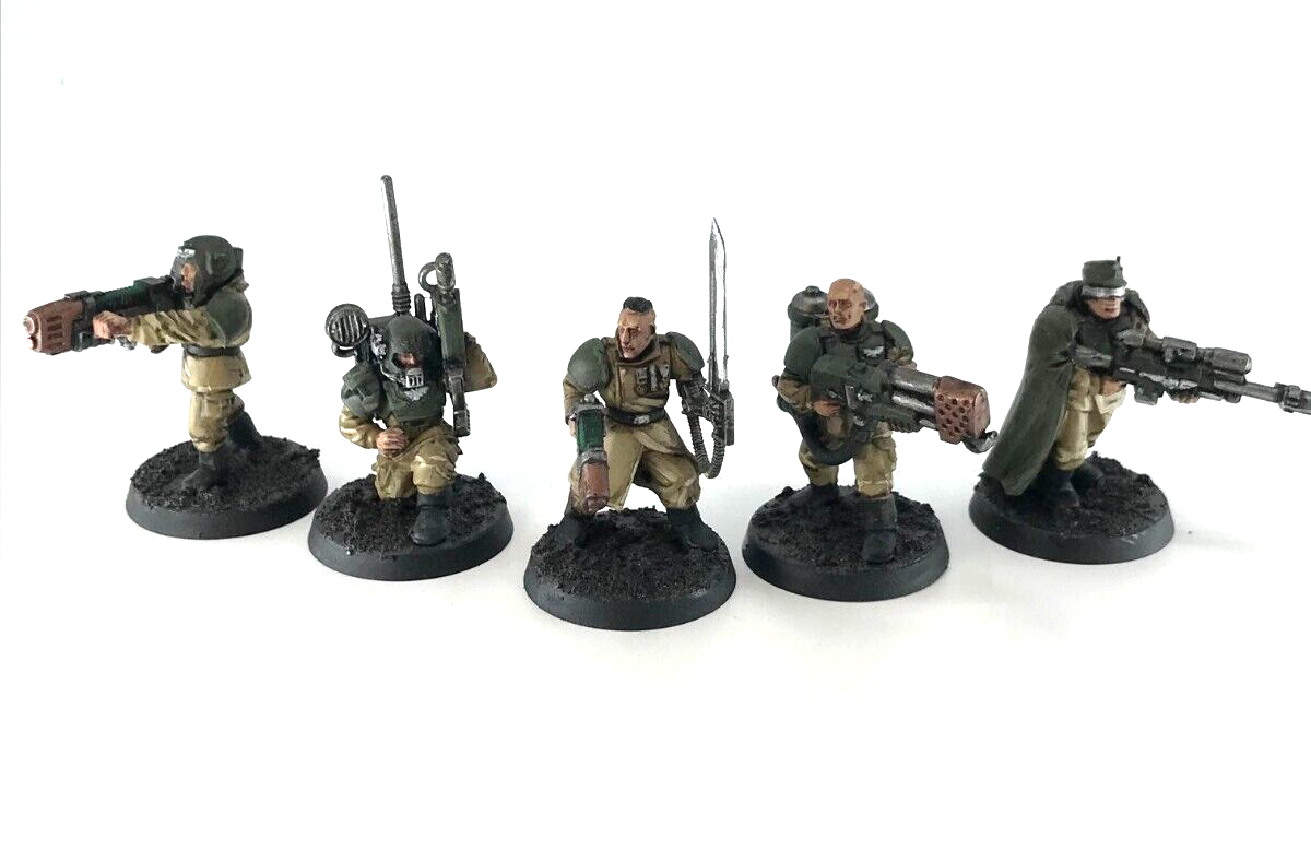 Cadian Company HQ Imperial Guard Astra Militarum - Painted Warhammer 40K C4395