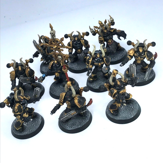 Chaos Space Marines Squad - Painted - Warhammer 40K C3427