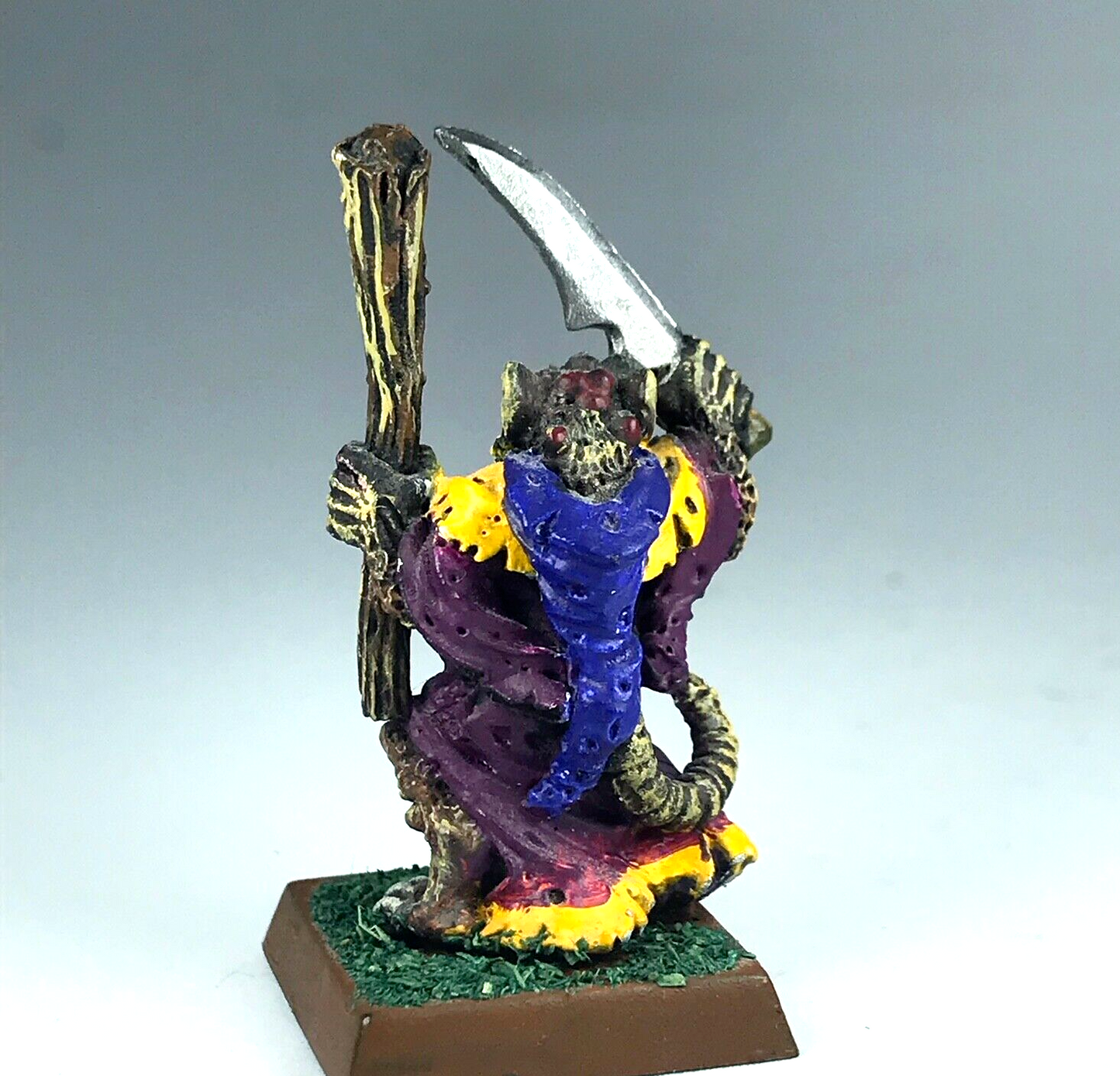 Skaven Plague Monk Painted - Citadel Warhammer Fantasy Classic Metal X6245