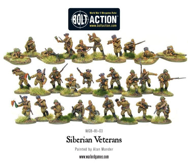 Siberian Veterans Infantry - Warlord Games Bolt Action Miniatures