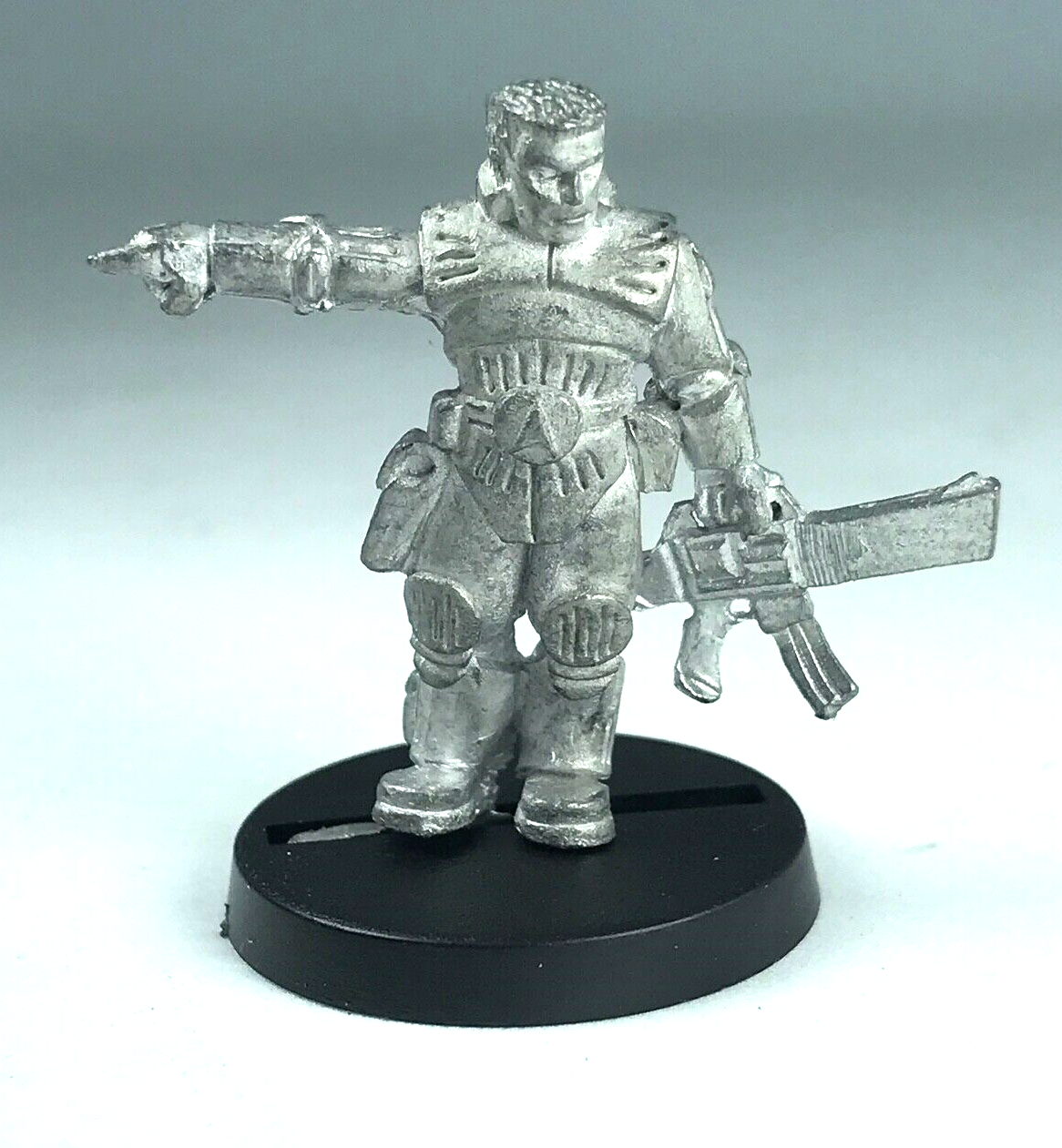 Classic Metal Harlequin Miniatures Space Cyber Soldier - Kevin White X310