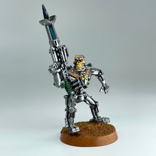 Original Necron Warrior - 1993 - Painted - Warhammer 40K Classic Metal X544