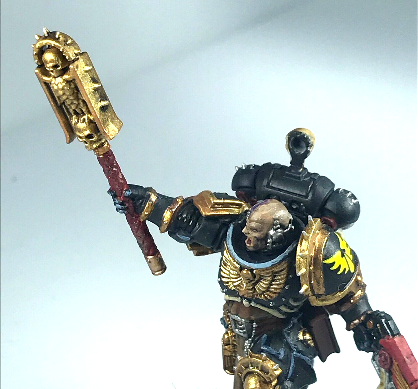 Space Marine Primaris Chaplain - Painted - Warhammer 40K Games Workshop C1859