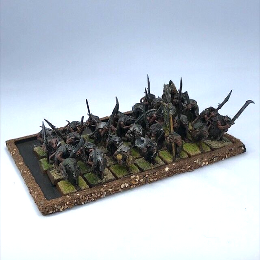 Skaven Clanrat Clan Rats Regiment & Tray - Warhammer Fantasy Painted GW