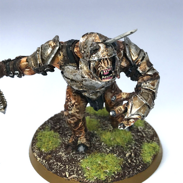 Metal Mordor Armoured Troll - Painted - LOTR / Warhammer / Lord of the Rings