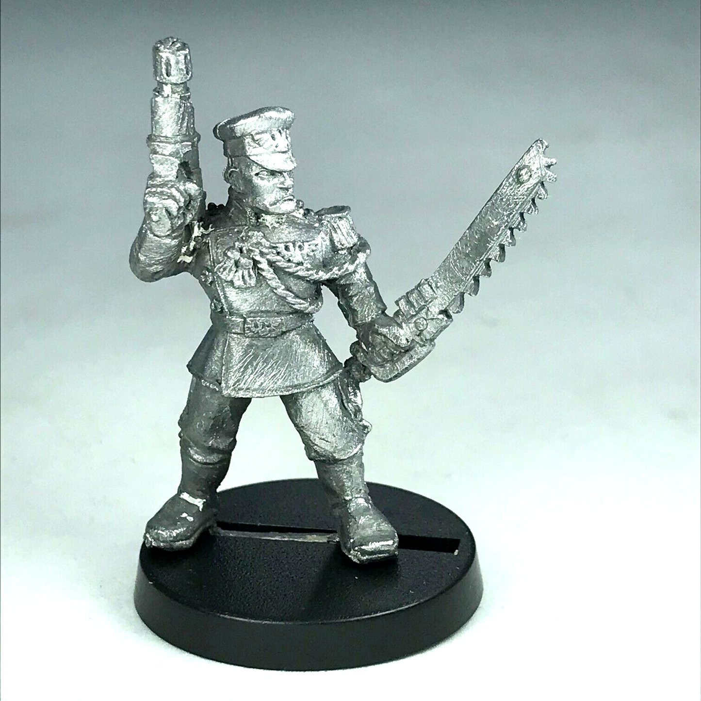 Metal Imperial Guard Mordian Sergeant Commander HQ - Warhammer 40K X575