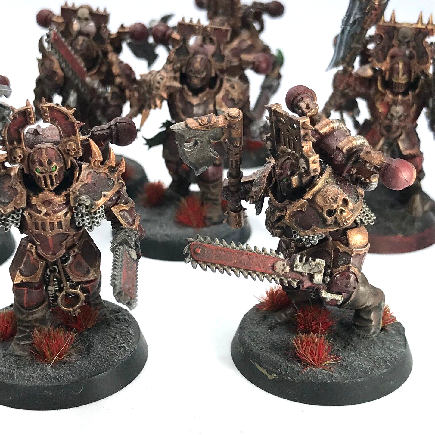 Khorne Chaos Space Marine Squad - Painted - Warhammer 40K C1753