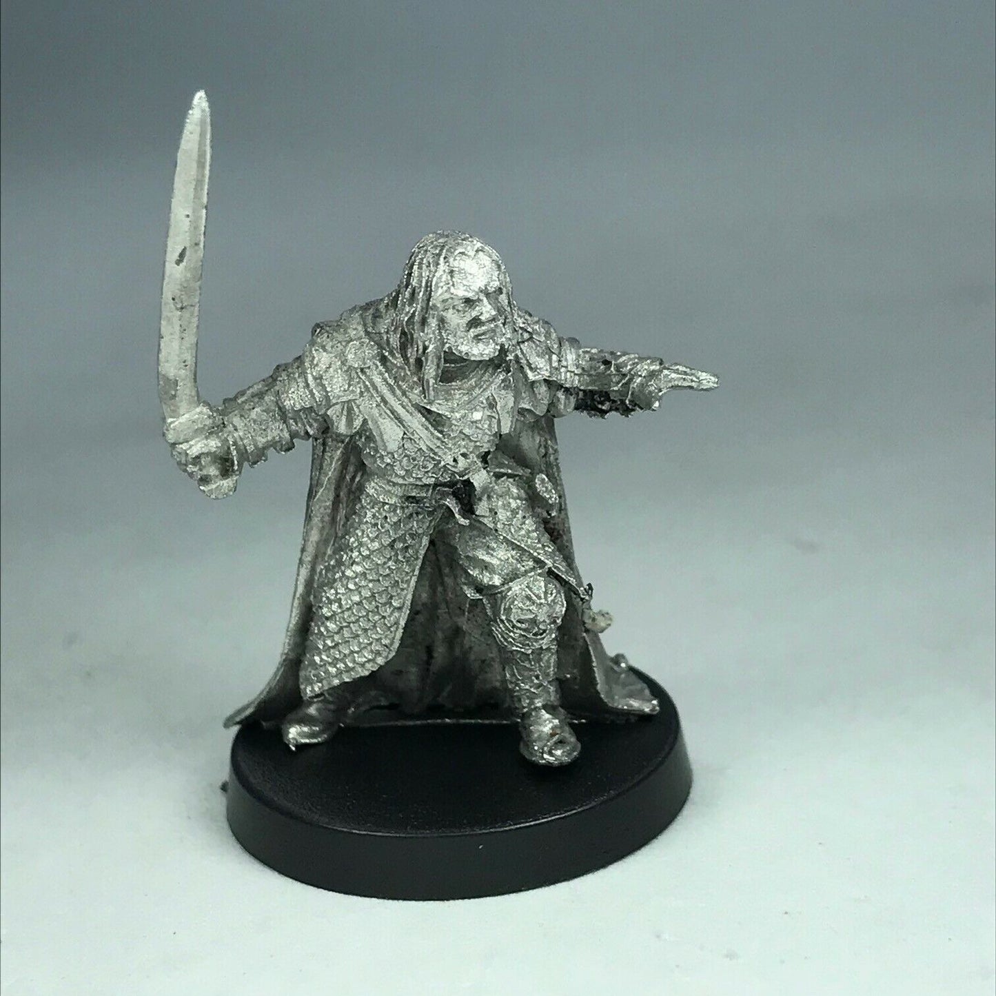 Metal Gamling Rohan Captain Command - LOTR / Warhammer / Lord of the Rings X4958