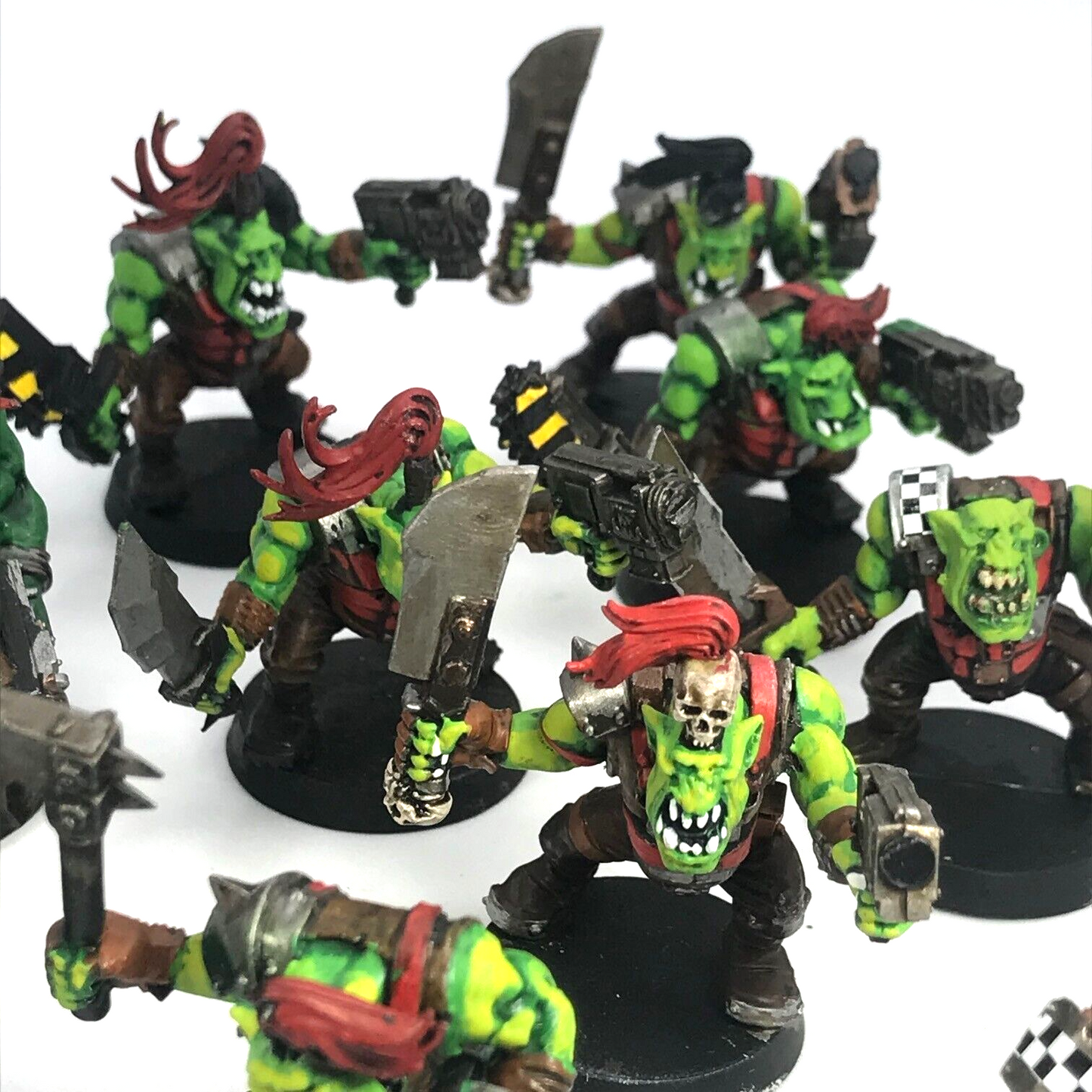 Space Ork Ork Boyz Squad - Painted - Warhammer 40K C1307