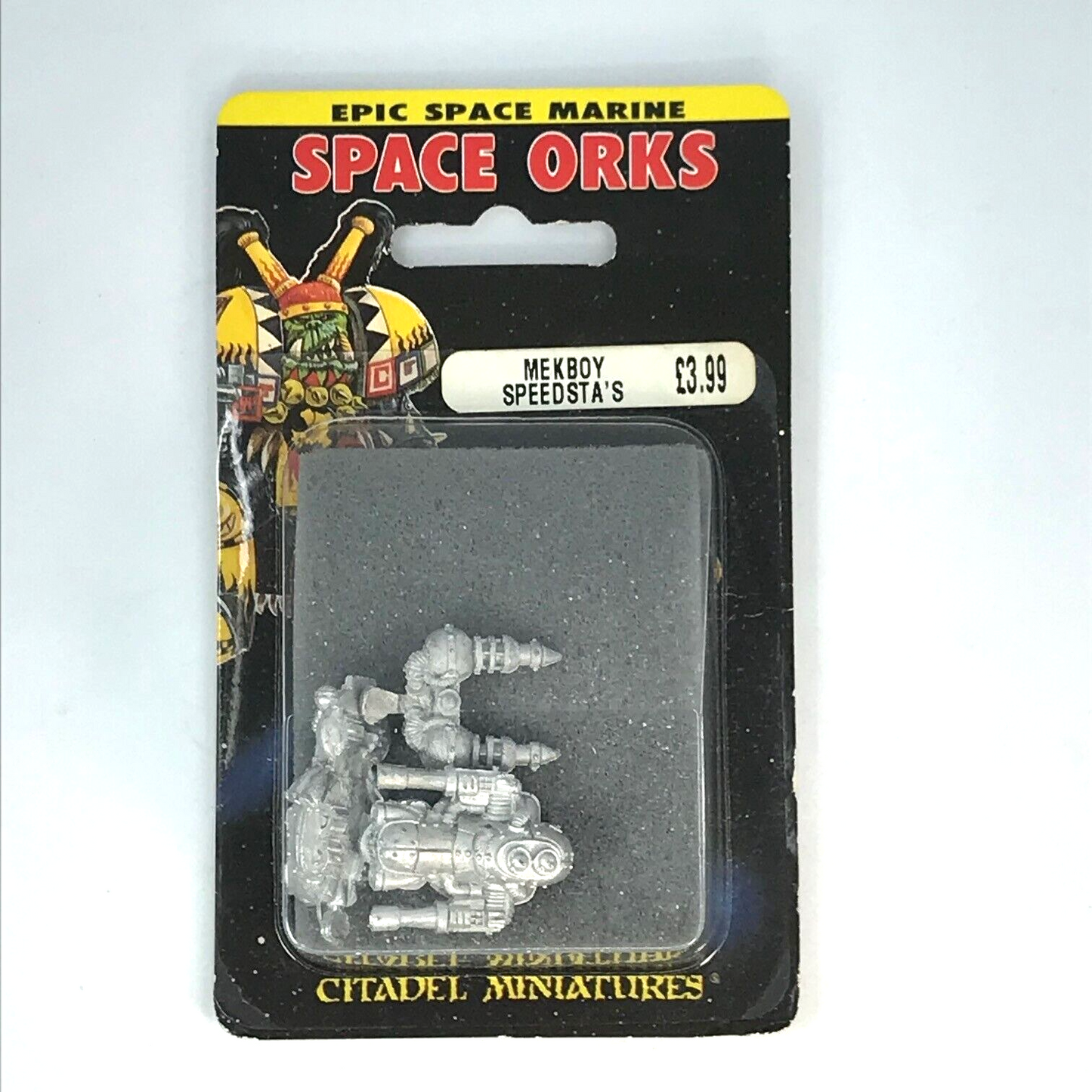 Epic Space Ork Mekboy Speedstas Blister OOP - Epic Armageddon Warhammer  C765