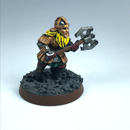 Metal Dwarf Khazad Guard LOTR - Painted - Warhammer / Lord of the Rings X4752