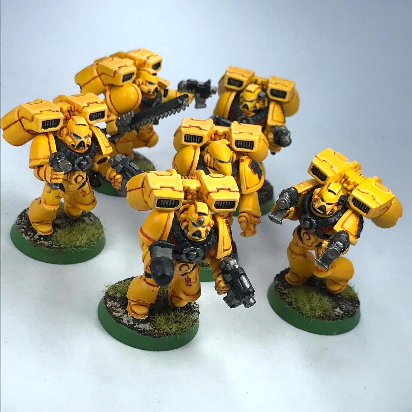 Classic Imperial Fist Assault Space Marine Squad - Warhammer 40K C3432