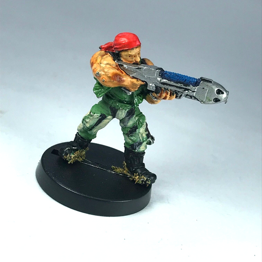 Catachan with Plasma Gun Imperial Guard - Warhammer 40K Classic Metal X3345