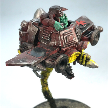 Custom Space Ork Grot Goblin Aircraft Jet Plane - Painted - Warhammer 40K C1920