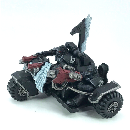 Dark Angels Ravenwing Assault Bike Space Marines - Warhammer 40K Painted C4138