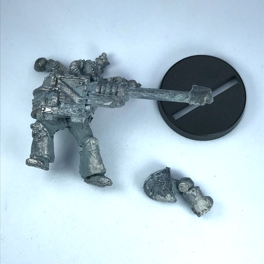 Classic Metal Chaos Space Marine with Autocannon - Warhammer 40K X7726