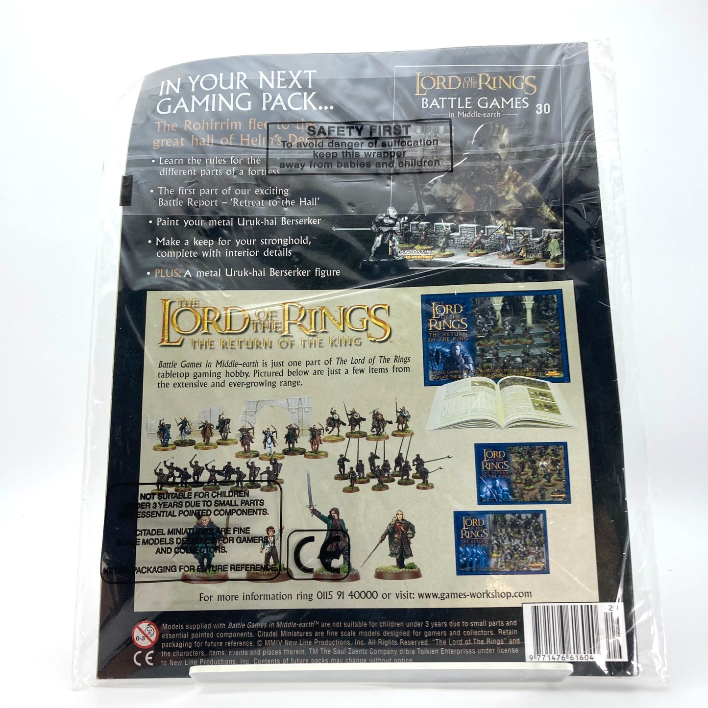 LOTR Magazine 29 - Metal King Theoden - Warhammer / Lord of the Rings M1933