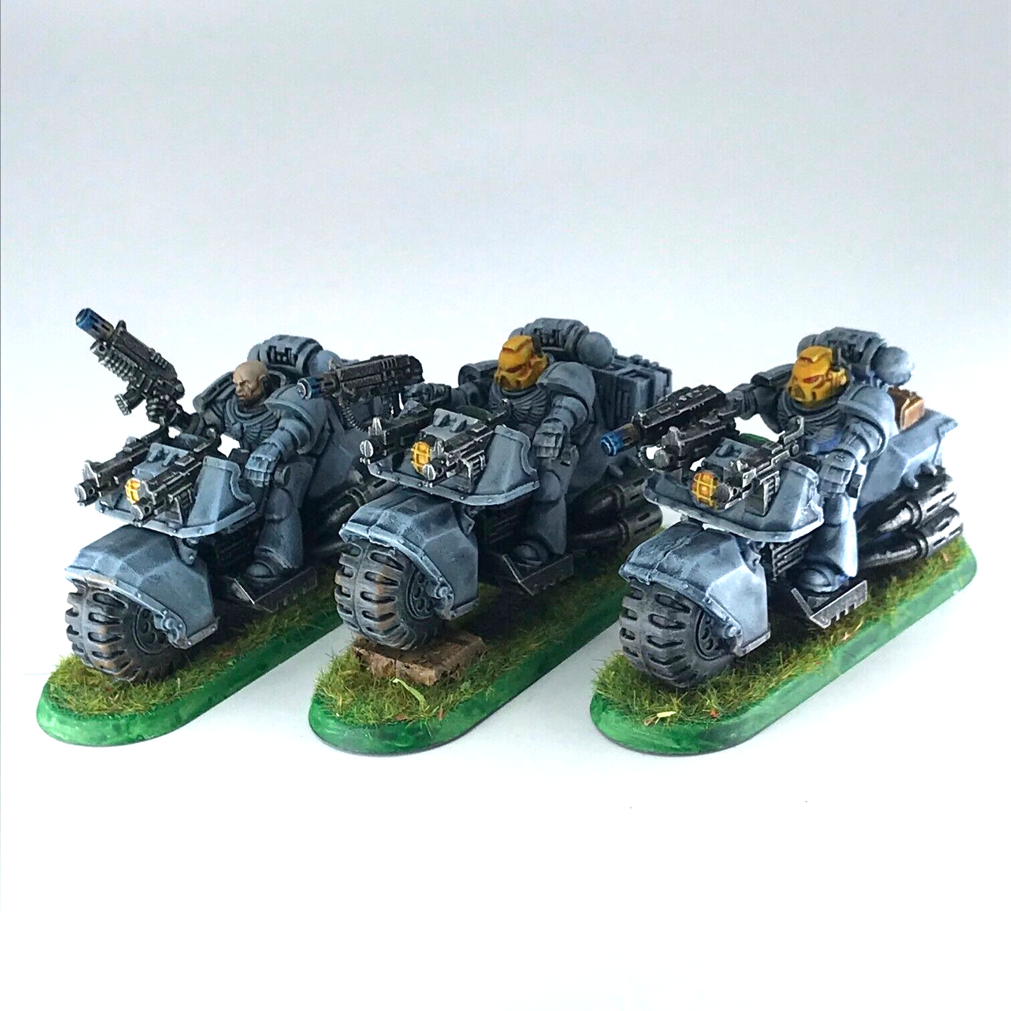 Space Wolves Bike Squad - Warhammer 40K Games Workshop Painted C4473