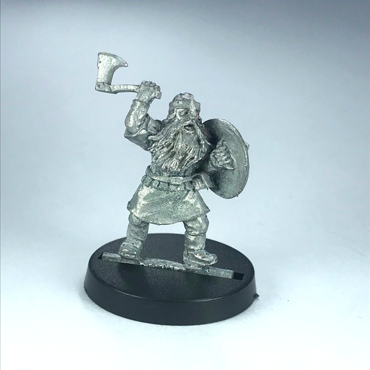 Dwarf Warrior with Axe & Shield OOP LOTR / Warhammer / Lord of the Rings X1763